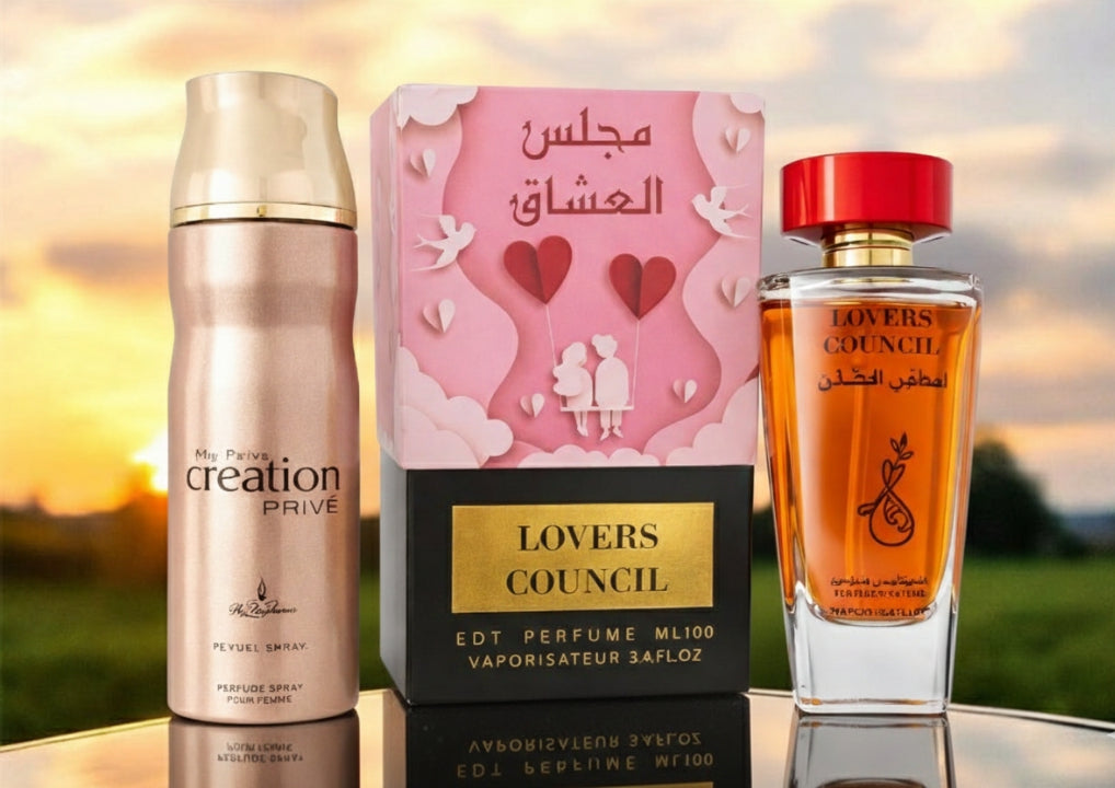 Lovers Council & Creation Privé Perfume Set – Elegant Fragrance Collection