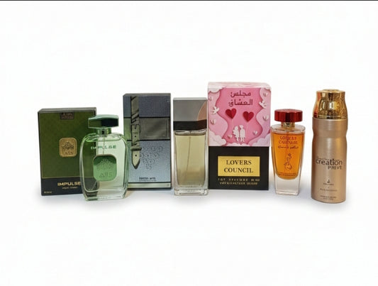 Signature Essence – 4-Piece Luxury Perfume Collection